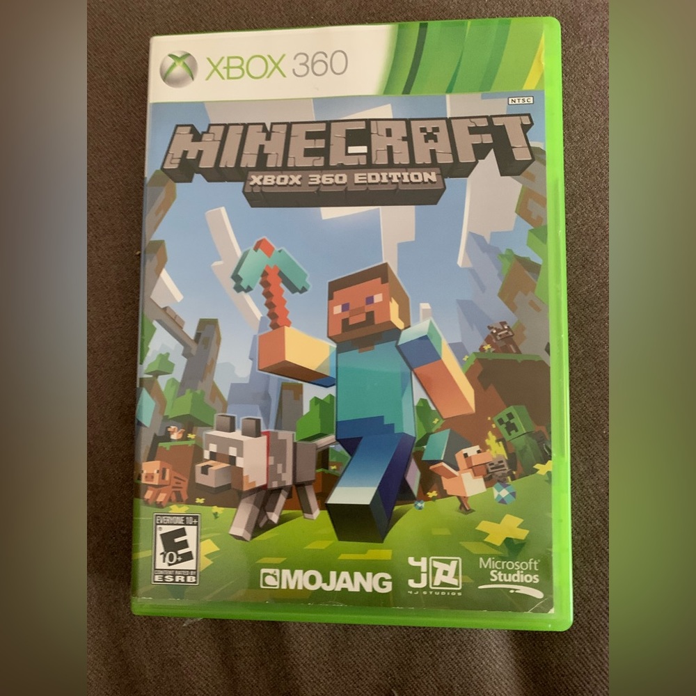 Minecraft Xbox360 edition game (game w/case)
